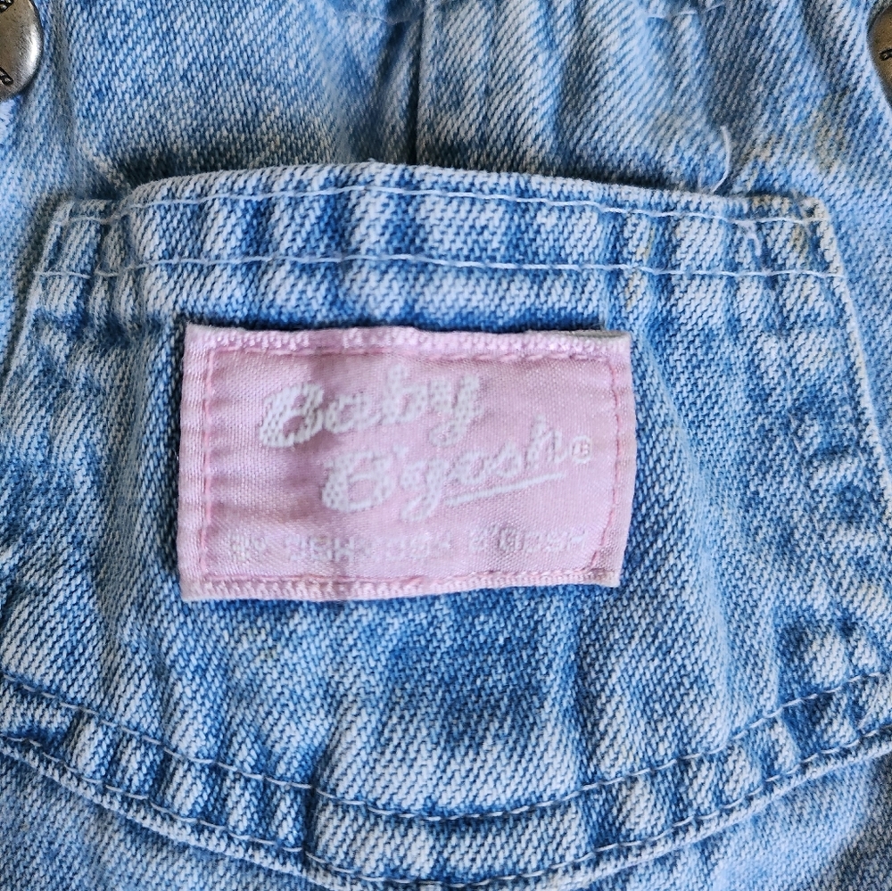 Osh Kosh B'gosh overalls vintage 18 months girls pink tag
